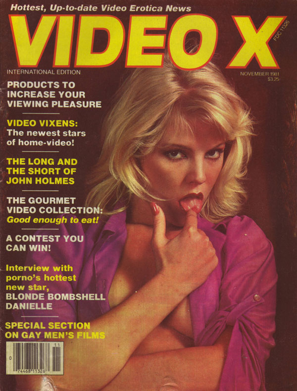 VIDEO-X magazine side cover  Vol 2 # 9 November 1981