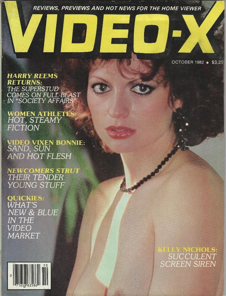VIDEO-X magazine side cover  Vol 3 # 8 October 1982