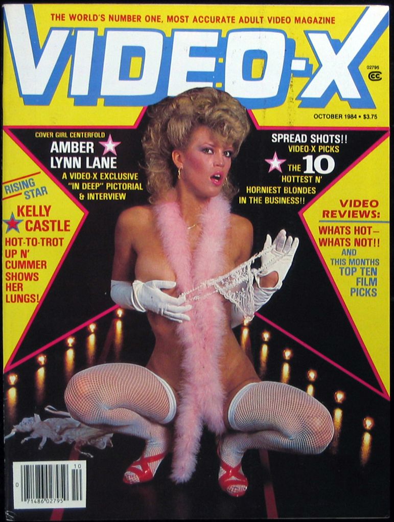 VIDEO-X magazine side cover October 1984