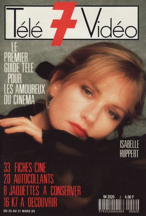 TELE 7 VIDEO magazine side cover Issue 2 25 March 1989