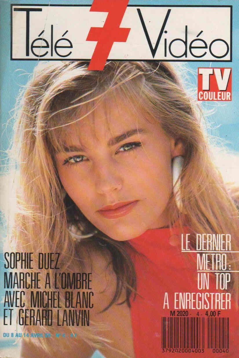 TELE 7 VIDEO magazine side cover Issue 4 8 April 1989
