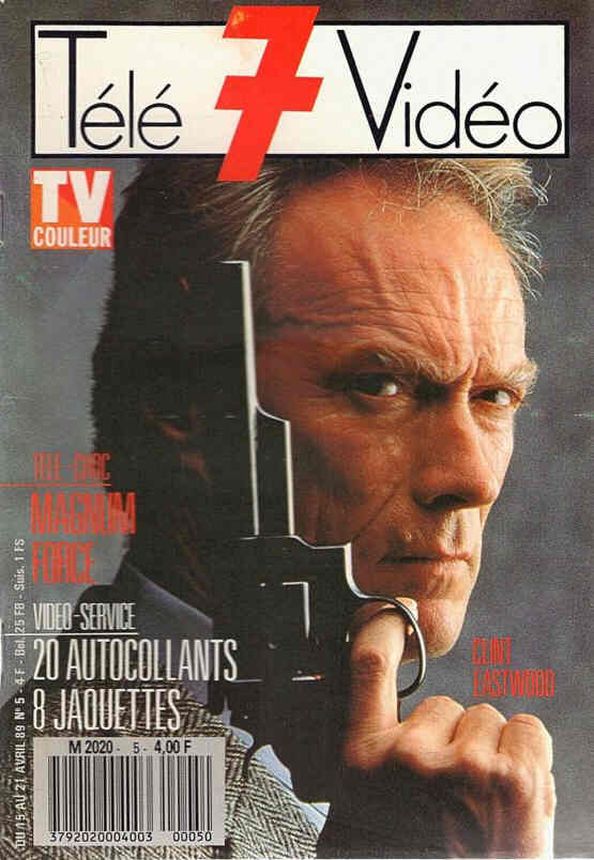 TELE 7 VIDEO magazine side cover Issue 5 15 April 1989