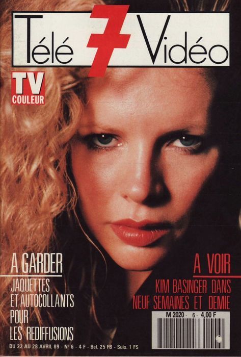 TELE 7 VIDEO magazine side cover Issue 6 22 April 1989