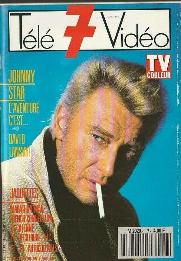 TELE 7 VIDEO magazine side cover Issue 7 29 April 1989