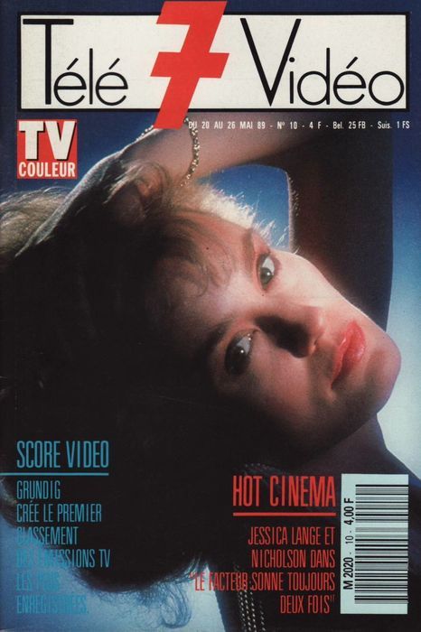 TELE 7 VIDEO magazine side cover Issue 10 20 May 1989