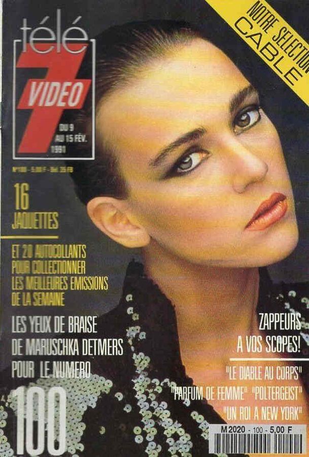 TELE 7 VIDEO magazine side cover Issue 100 9 February 1991