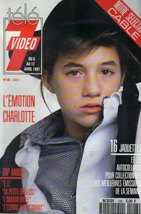 TELE 7 VIDEO magazine side cover Issue 108 6 April 1991
