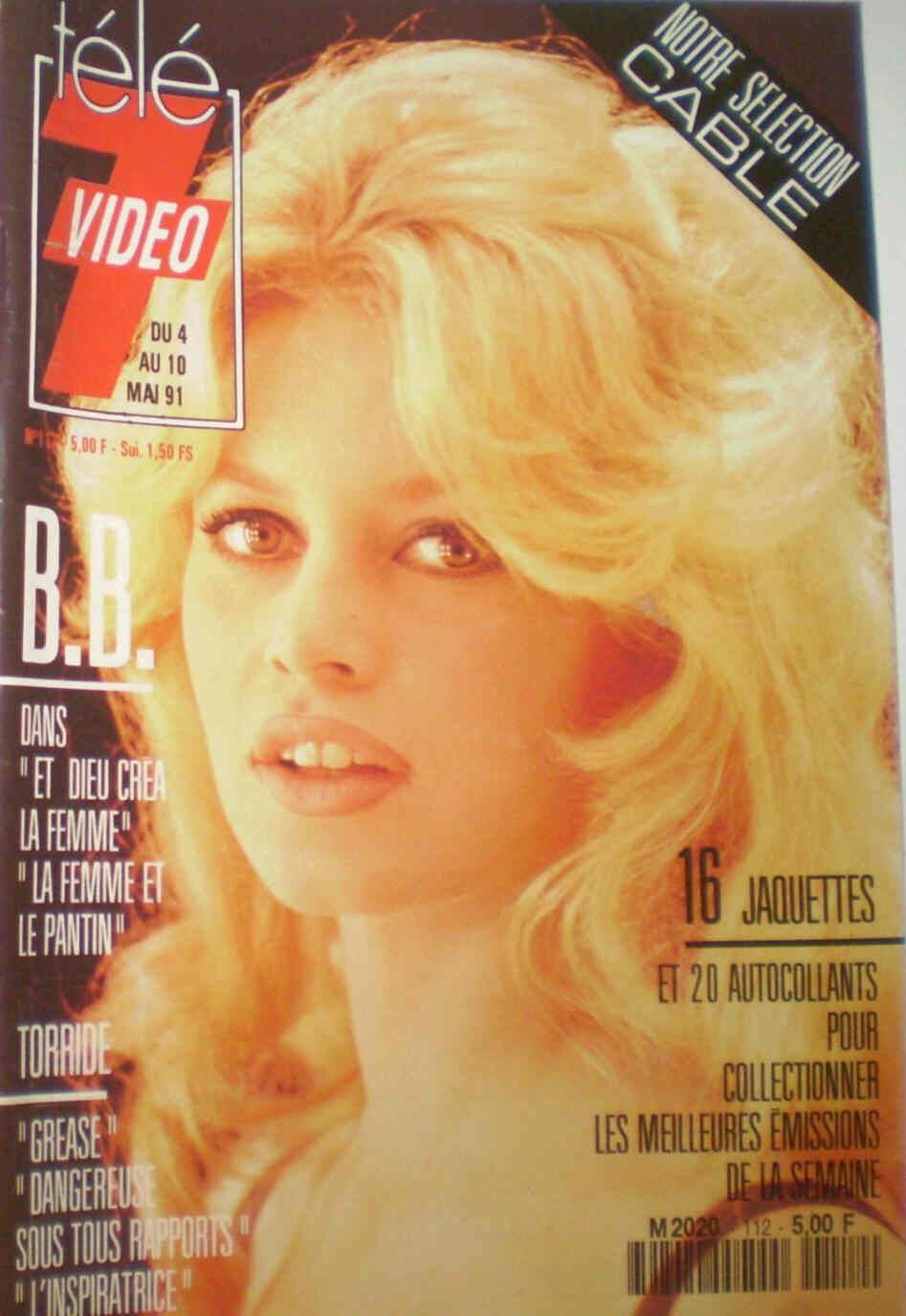 TELE 7 VIDEO magazine side cover Issue 112 4 May 1991