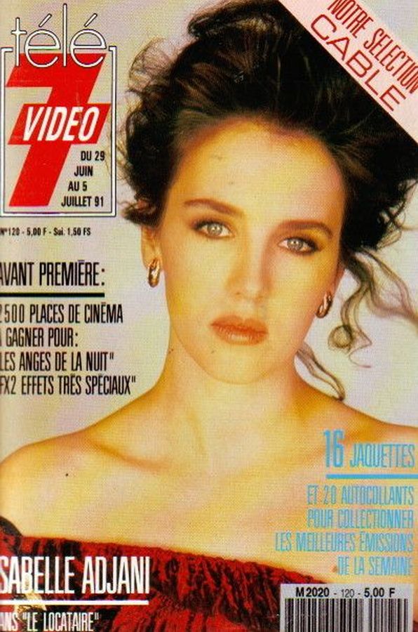TELE 7 VIDEO magazine side cover Issue 120 29 June 1991