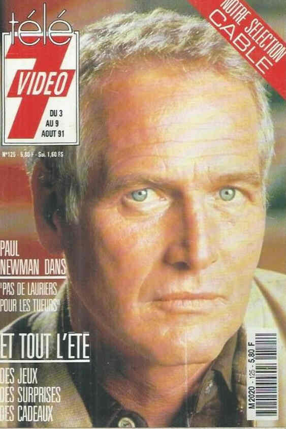 TELE 7 VIDEO magazine side cover Issue 125 3 August 1991