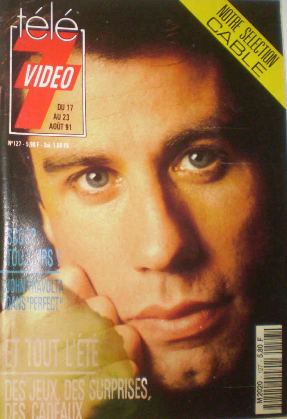 TELE 7 VIDEO magazine side cover Issue 127 17 August 1991