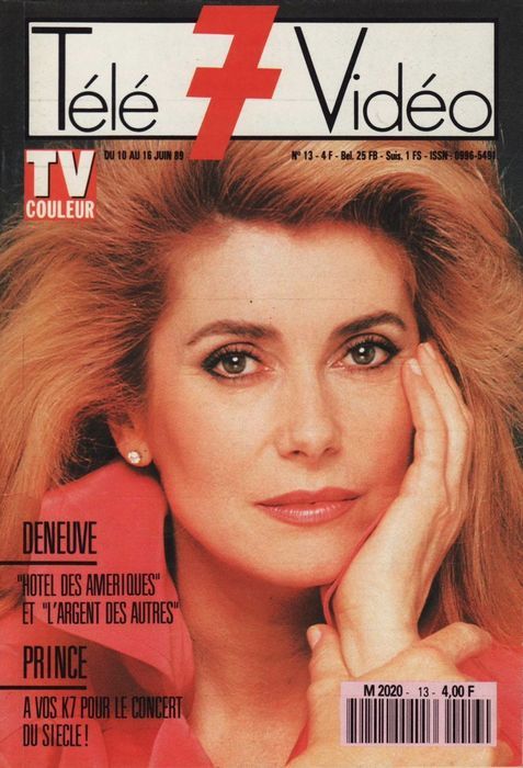 TELE 7 VIDEO magazine side cover Issue 13 10 June 1989