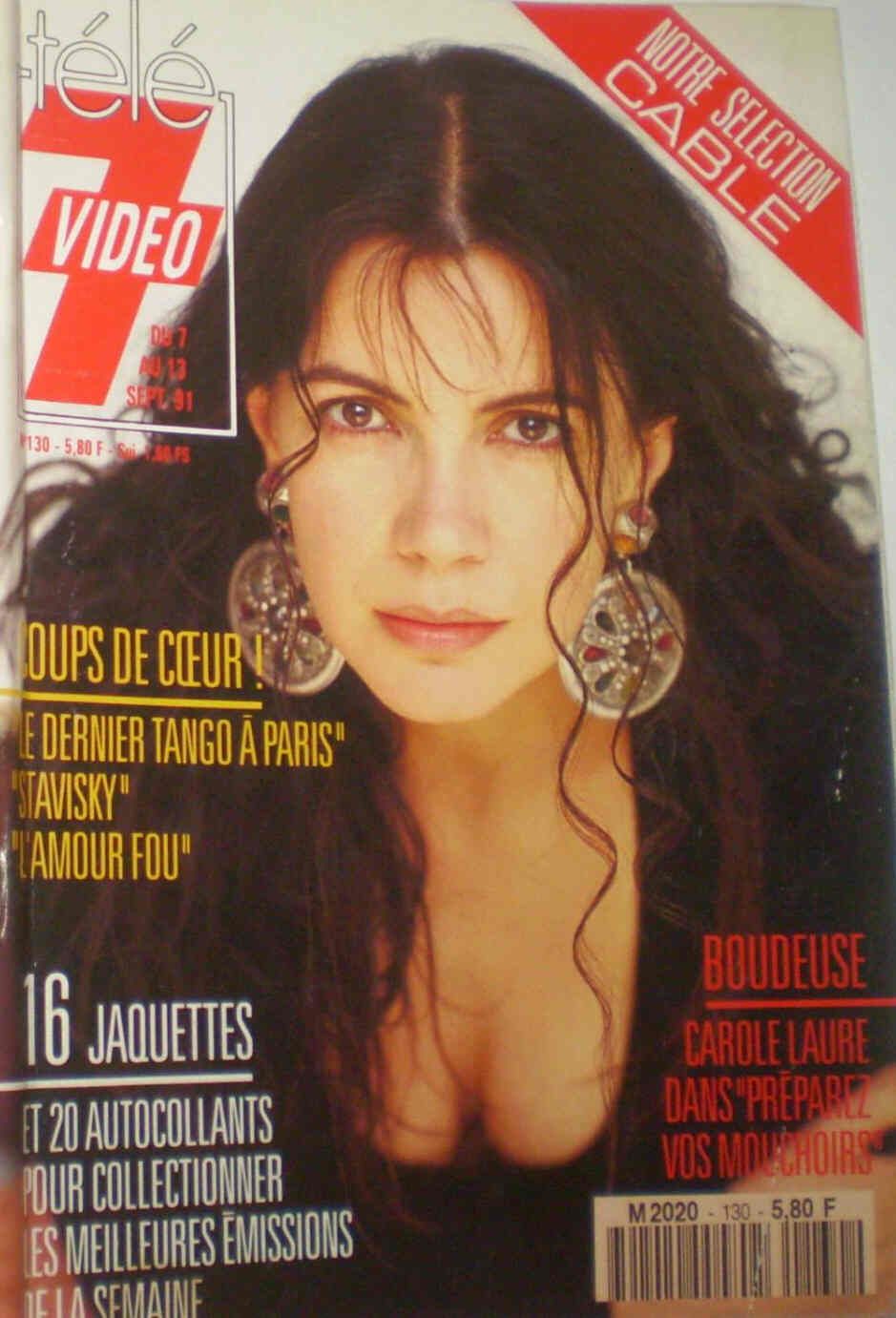 TELE 7 VIDEO magazine side cover Issue 130 7 September 1991