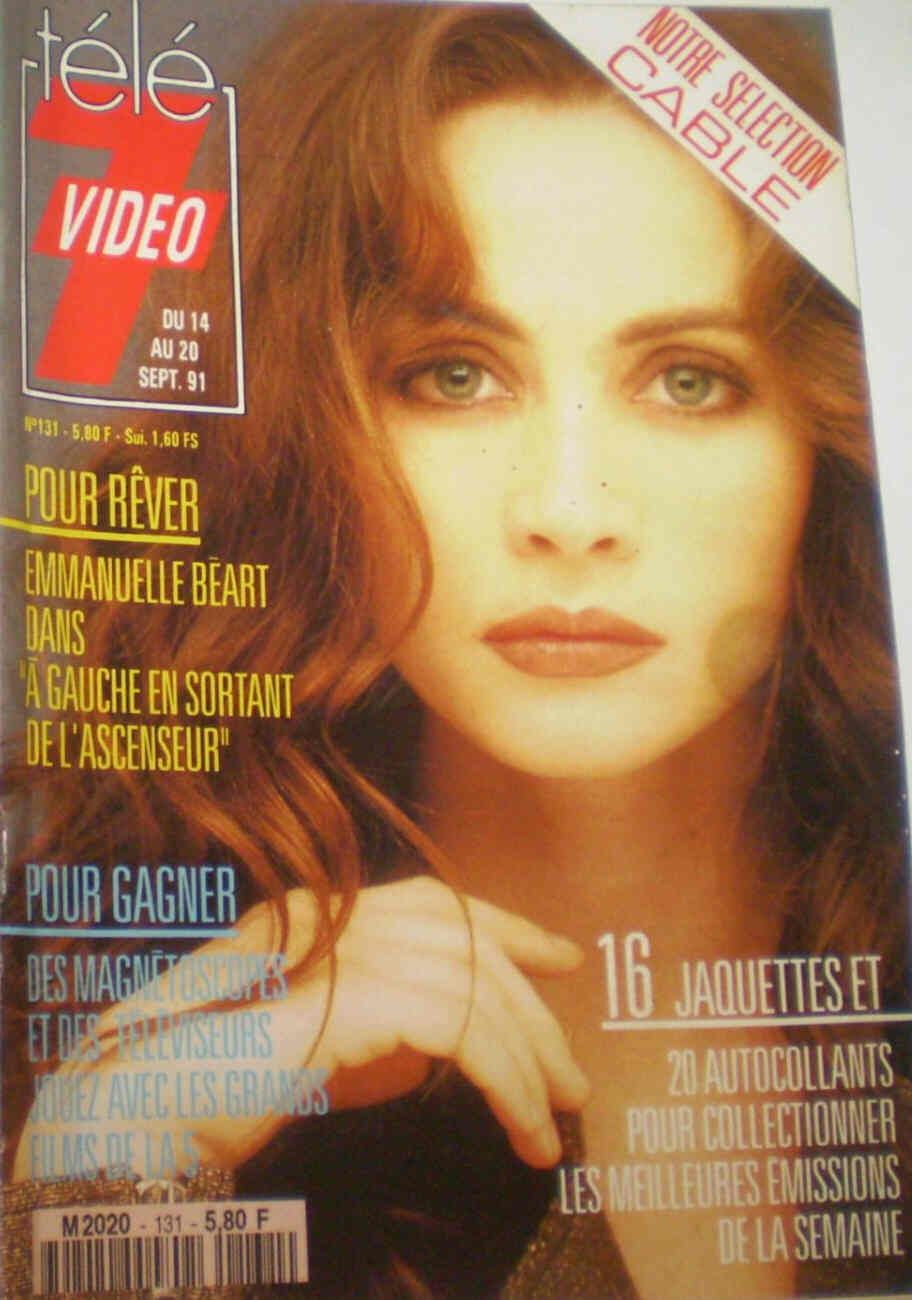 TELE 7 VIDEO magazine side cover Issue 131 14 September 1991