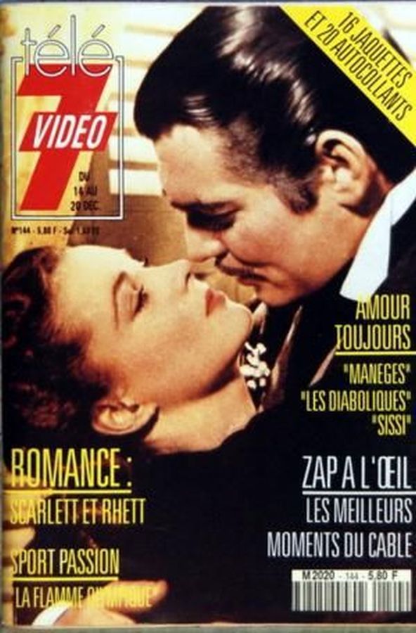 TELE 7 VIDEO magazine side cover Issue 144 14 December 1991