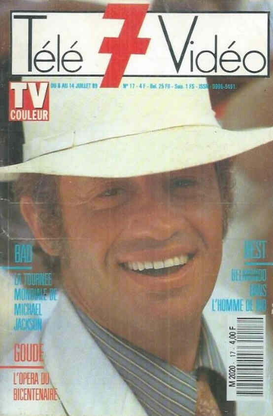 TELE 7 VIDEO magazine side cover Issue 17 8 July 1989
