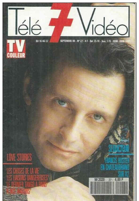 TELE 7 VIDEO magazine side cover Issue 27 16 September 1989