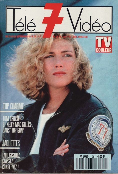 TELE 7 VIDEO magazine side cover Issue 28 23 September 1989