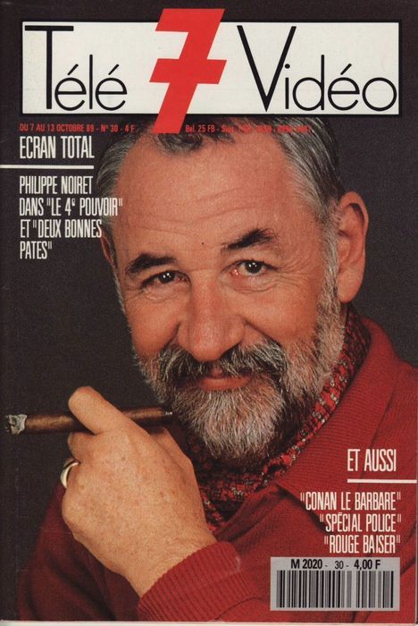 TELE 7 VIDEO magazine side cover Issue 30 7 October 1989