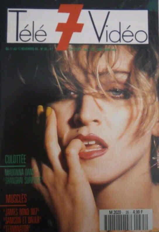 TELE 7 VIDEO magazine side cover Issue 35 11 November 1989