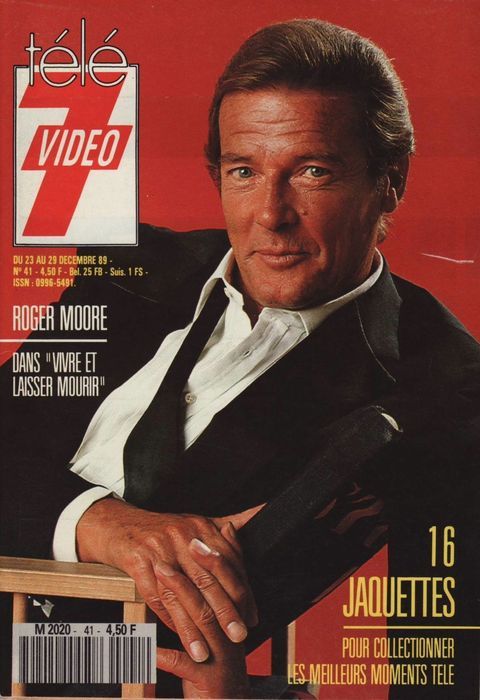 TELE 7 VIDEO magazine side cover Issue 41 23 December 1989