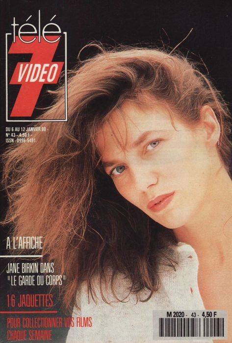 TELE 7 VIDEO magazine side cover Issue 43 6 January 1990