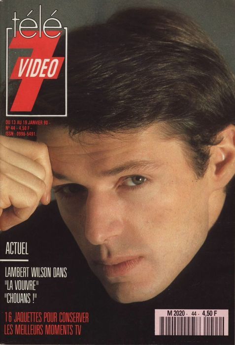 TELE 7 VIDEO magazine side cover Issue 44 13 January 1990