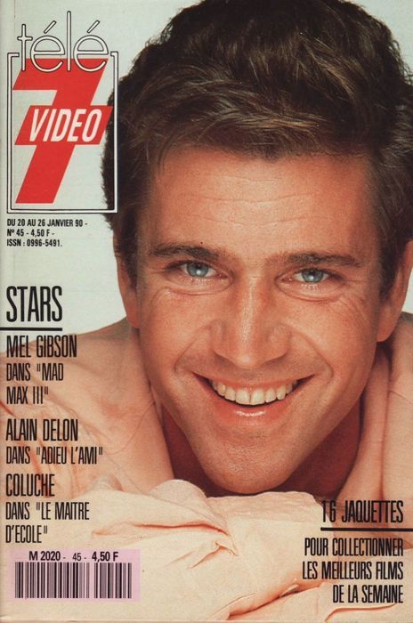 TELE 7 VIDEO magazine side cover Issue 45 20 January 1990