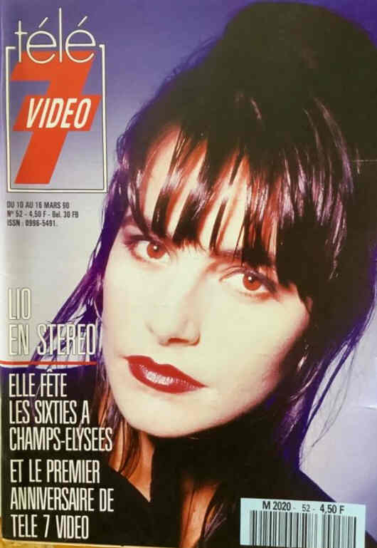 TELE 7 VIDEO magazine side cover Issue 52 10 March 1990