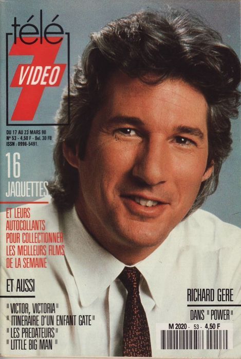TELE 7 VIDEO magazine side cover Issue 53 17 March 1990