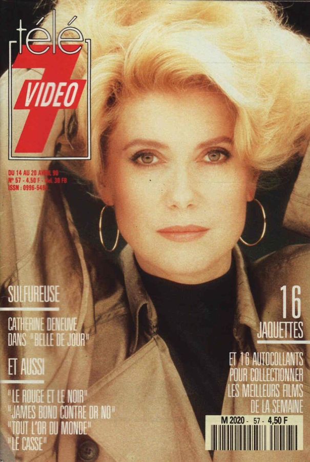 TELE 7 VIDEO magazine side cover Issue 57 14 April 1990
