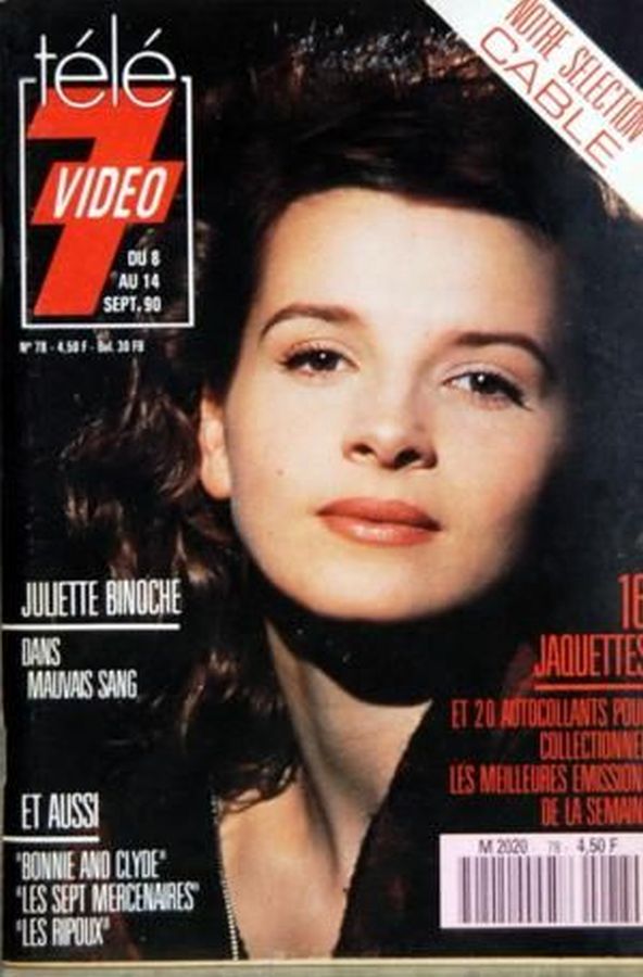 TELE 7 VIDEO magazine side cover Issue 78 8 September 1990