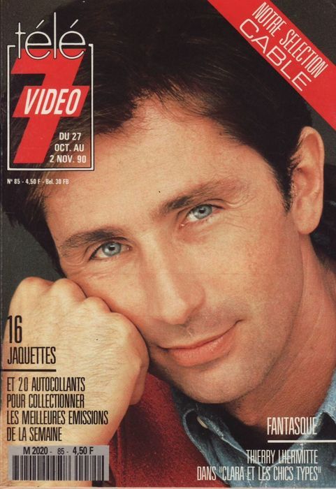 TELE 7 VIDEO magazine side cover Issue 85 27 October 1990