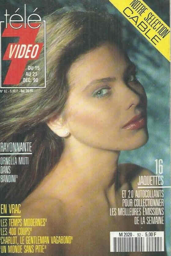 TELE 7 VIDEO magazine side cover Issue 92 15 December 1990