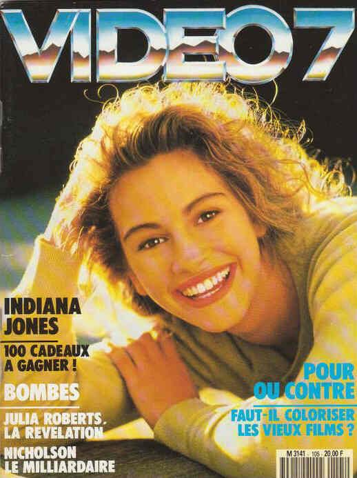 VIDEO 7 magazine side cover Issue 105 November 1990