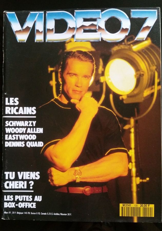 VIDEO 7 magazine side cover Issue 109 March 1991