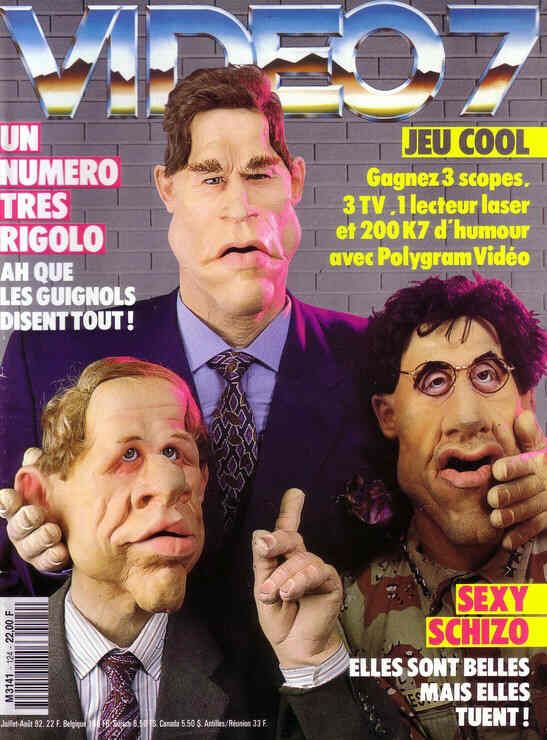 VIDEO 7 magazine side cover Issue 124 July/August 1992