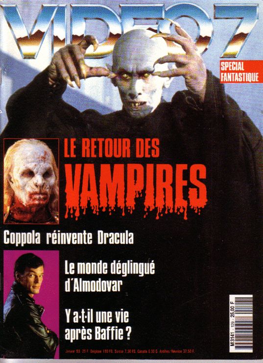 VIDEO 7 magazine side cover Issue 129 January 1993