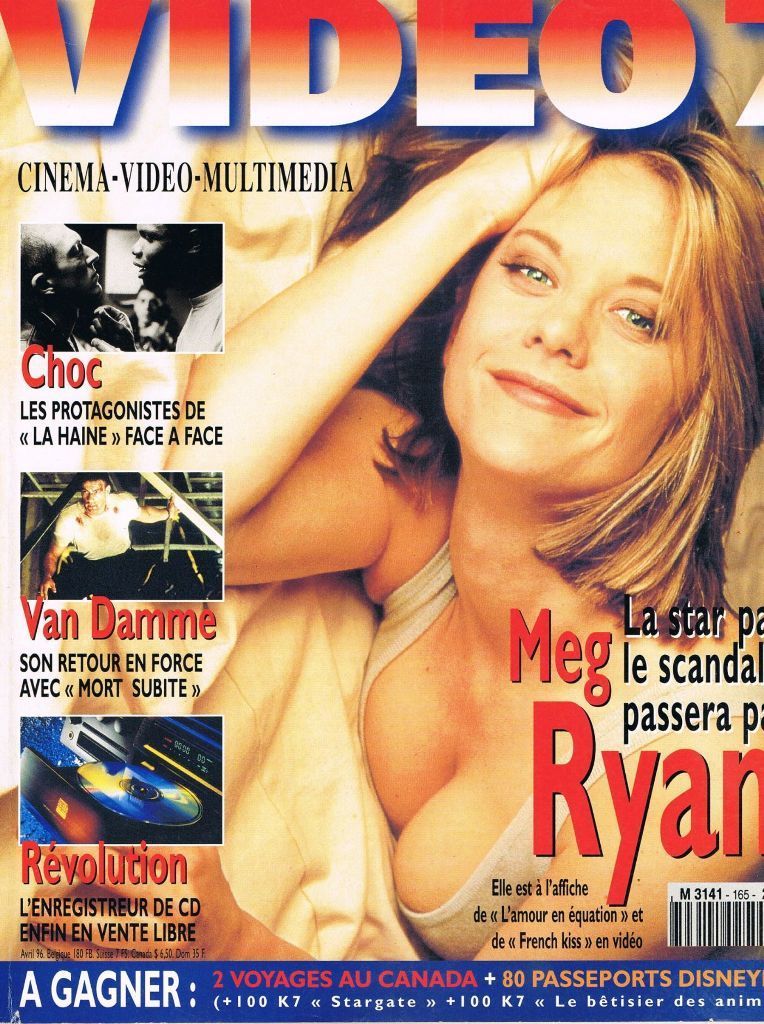 VIDEO 7 magazine side cover Issue 165 April 1996
