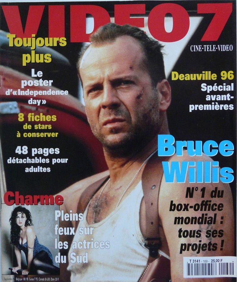 VIDEO 7 magazine side cover Issue 169 September 1996
