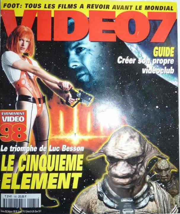 VIDEO 7 magazine side cover Issue 185 February 1998