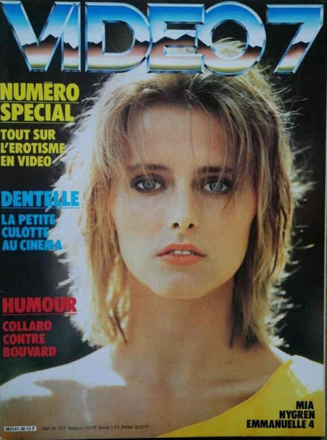 VIDEO 7 magazine side cover Issue 36 August 1984