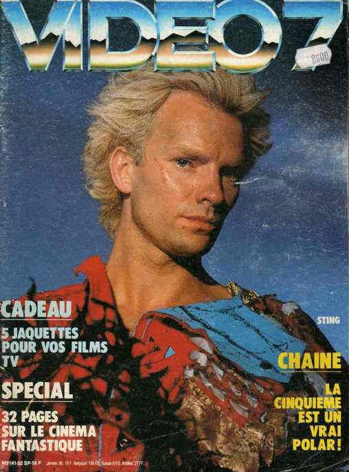 VIDEO 7 magazine side cover Issue 52 January 1986