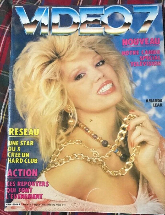 VIDEO 7 magazine side cover Issue 55 April 1986