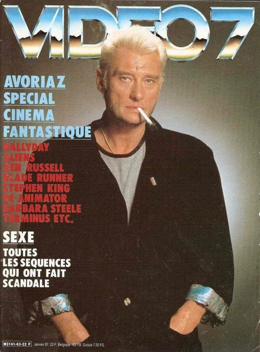 VIDEO 7 magazine side cover Issue 63 January 1987