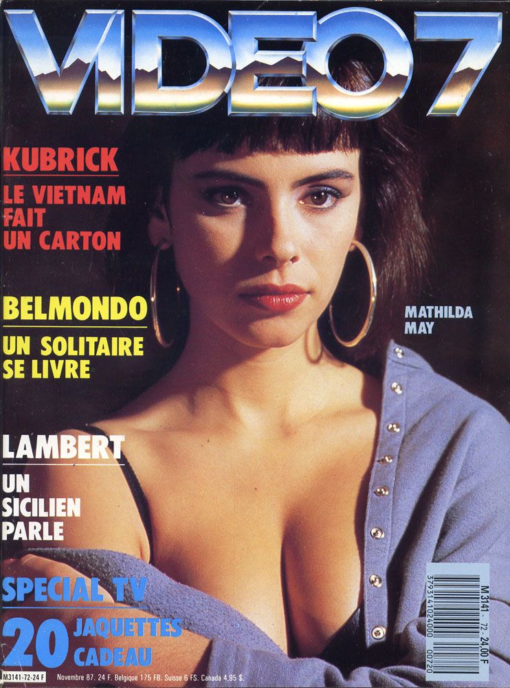 VIDEO 7 magazine side cover Issue 72 November 1987
