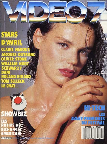 VIDEO 7 magazine side cover Issue 77 April 1988