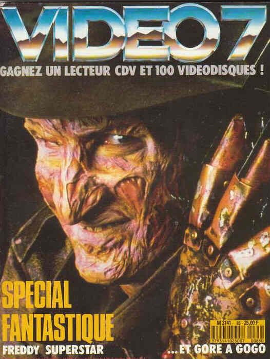 VIDEO 7 magazine side cover Issue 85 January 1989