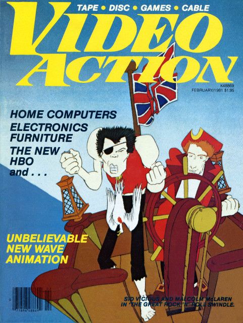 VIDEO ACTION magazine side cover Issue 3 February 1981
