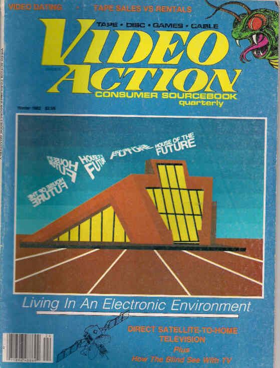 VIDEO ACTION magazine side cover Winter 1982